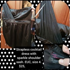 COPY - Torrid, size 24, strapless cocktail dress.